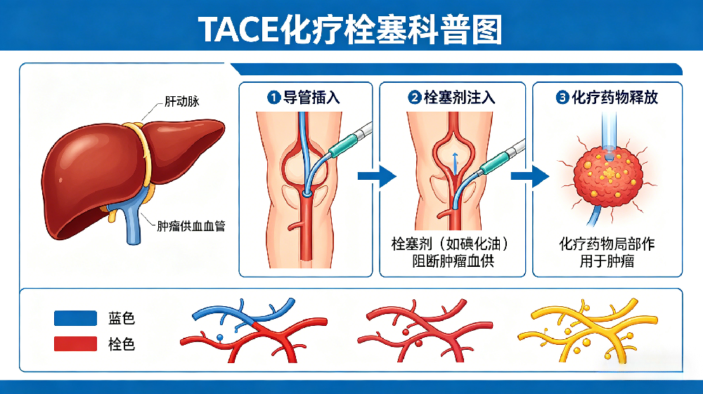 不开刀、不住院久躺！TACE化疗栓塞微创治肿瘤：堵死肿瘤供血、定点给药灭瘤，替代全身化疗更安全